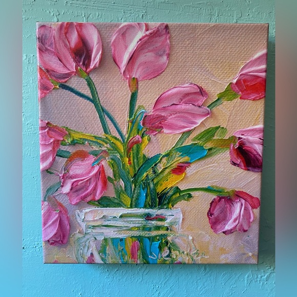 A colorful painting print for a Bohemian House style . - Picture 2 of 3